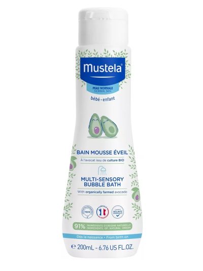 Mustela Multi-Sensory Bubble Bath płyn do kąpieli dla dzieci i niemowląt 200ml