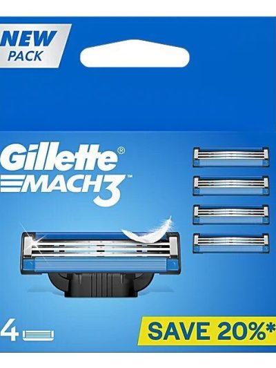 Gillette Mach3 wymienne ostrza do maszynki do golenia 4szt