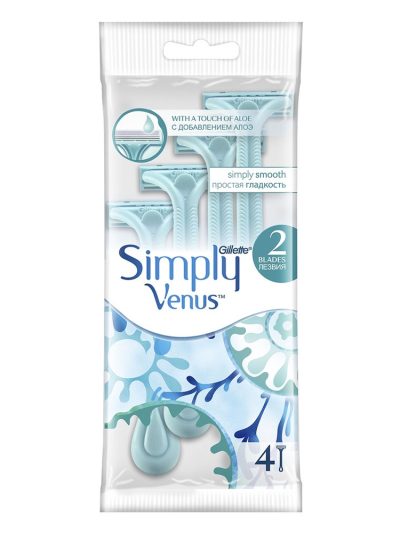 Gillette Simply Venus jednorazowe maszynki do golenia dla kobiet 4szt