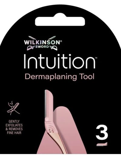 Wilkinson Intuition Dermaplaning Tool wymienne wkłady do profesjonalnego narzędzia do dermaplaningu 3szt.