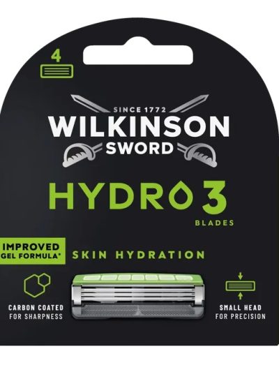 Wilkinson Hydro 3 Skin Hydration wkład z 3 ostrzami 4szt