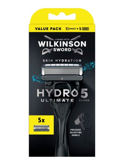 Wilkinson Hydro 5 Ultimate Skin Hydration maszynka do golenia z 5 ostrzami i 5 wkładów