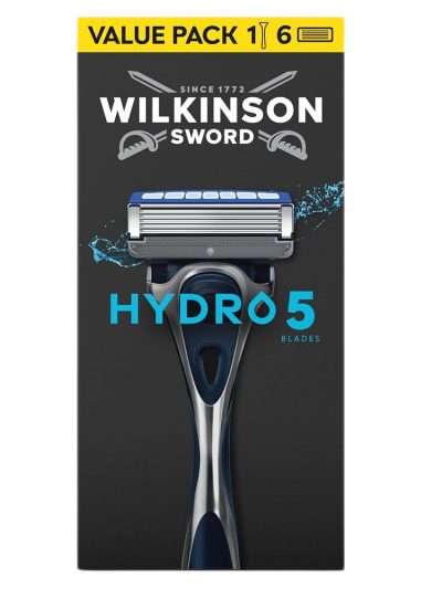 Wilkinson Hydro 5 maszynka do golenia z 5 ostrzami i 6 wkładów