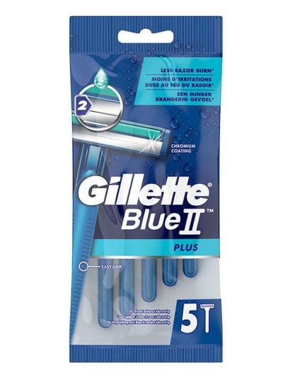 Gillette Blue II Plus jednorazowe maszynki do golenia 5szt.