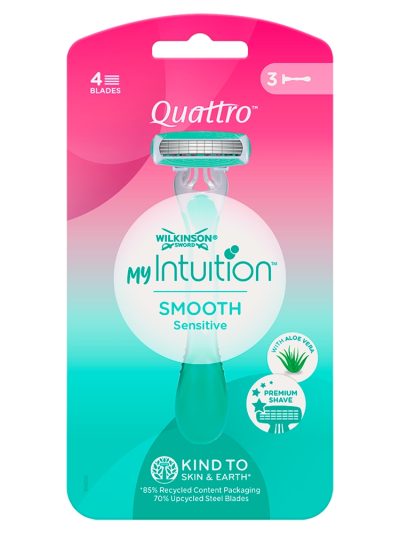 Wilkinson My Intuition Quattro Smooth Sensitive maszynka jednorazowa dla kobiet 3szt