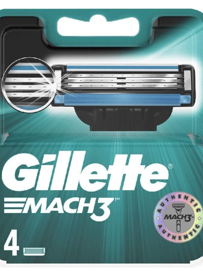 Gillette Mach3 wymienne ostrza do maszynki do golenia 4szt