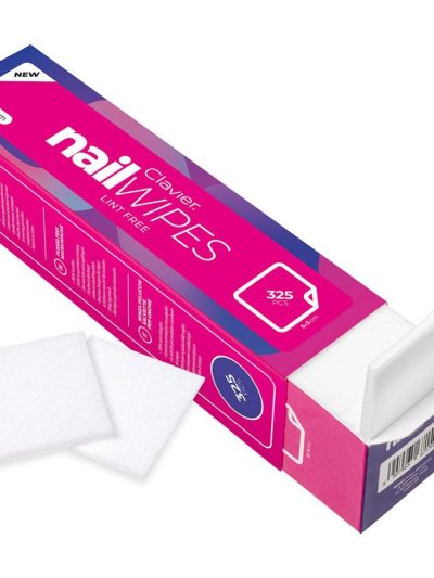 Clavier Nail Wipes waciki do paznokci bezpyłowe 325szt.