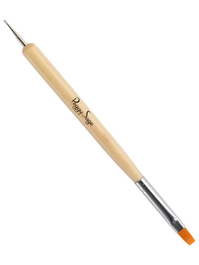 Peggy Sage 2-in-1 Brush pędzel i sonda do zdobień marmurkowych 2w1