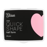 Elisium Quick Shape Nail Form Mini formy do przedłużania paznokci Oval 24szt