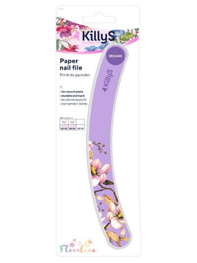 KillyS Floralove pilnik fioletowy banan 180/240