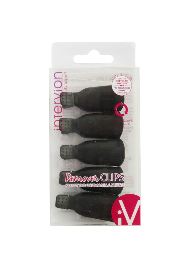 Inter Vion Remover Clips klipsy do zdejmowania lakieru 5szt.