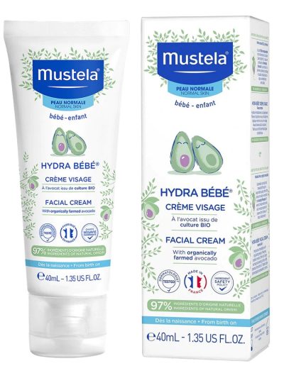 Mustela Hydra Bebe Facial Cream nawilżający krem do twarzy dla dzieci i niemowląt 40ml