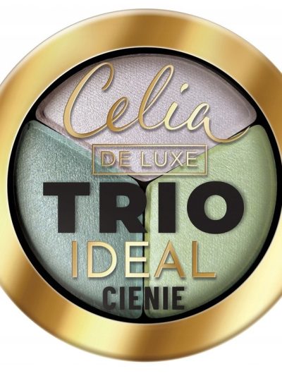 Celia De Luxe Trio Ideal prasowane cienie do powiek 302 4g