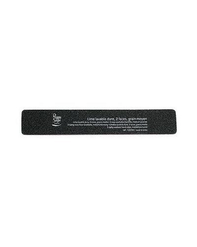 Peggy Sage 2-Way Nail File Coarse pilnik do paznokci prostokątny dwustronny 100/180 czarny 1szt