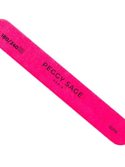 Peggy Sage Mini pilnik do paznokci 180/240 różowy