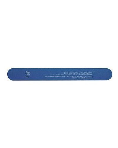 Peggy Sage 2-Way Giant Nail File Medium duży pilnik do paznokci dwustronny 240/240 niebieski 1szt