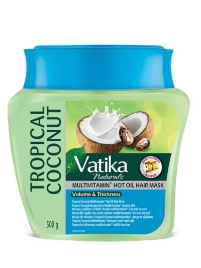 Dabur Vatika Tropical Coconut maska do włosów zwiększająca objętość 500g
