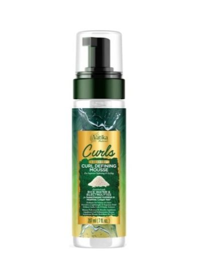 Dabur Vatika Curls pianka do loków z elektrolitami 207ml