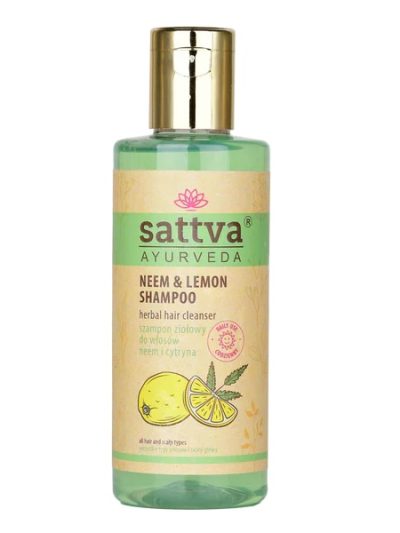 Sattva Neem & Lemon Shampoo szampon do włosów 210ml