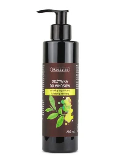 Skoczylas Odżywka do włosów z siarką organiczną i zieloną herbatą 200ml