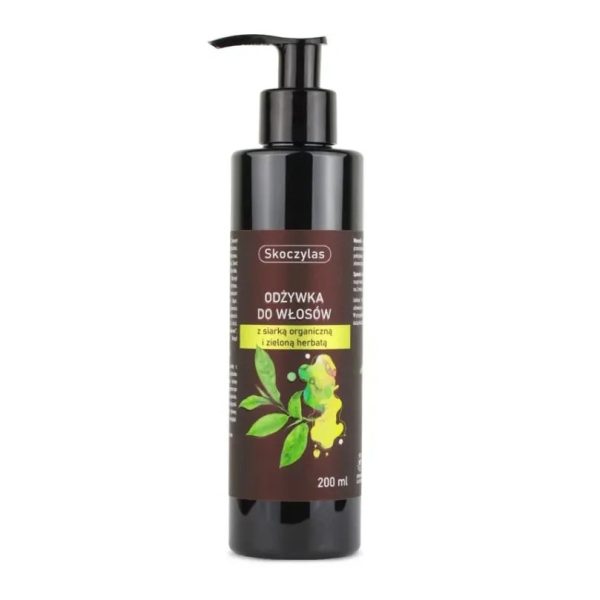Skoczylas Odżywka do włosów z siarką organiczną i zieloną herbatą 200ml