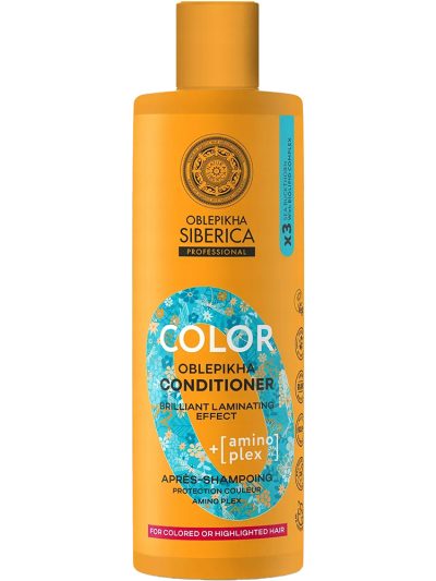 Natura Siberica Oblepikha Color odżywka do włosów farbowanych lub z pasemkami 400ml