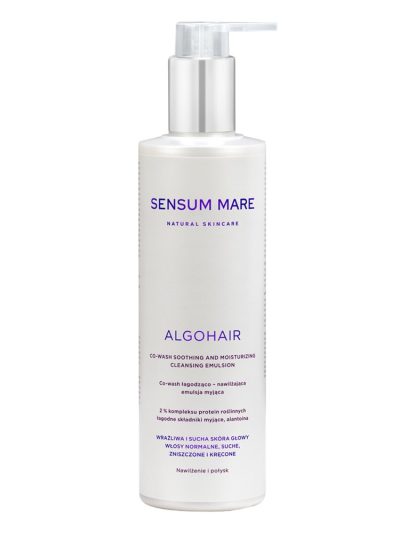 Sensum Mare Algohair co-Wash łagodząco-nawilżająca emulsja myjąca dla wrażliwej i suchej skóry głowy 250ml