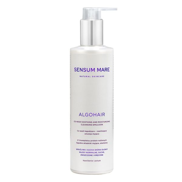 Sensum Mare Algohair co-Wash łagodząco-nawilżająca emulsja myjąca dla wrażliwej i suchej skóry głowy 250ml