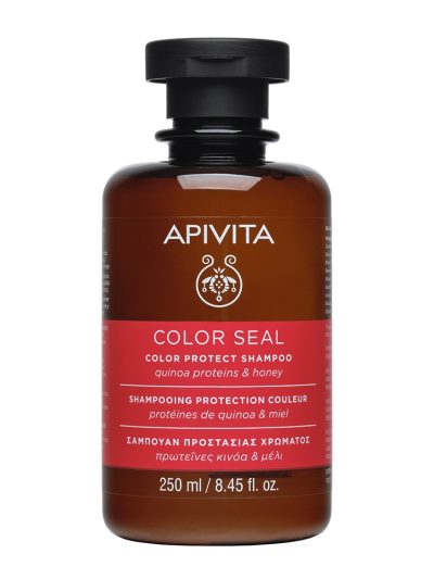 Apivita Color Protect Shampoo szampon chroniący kolor z proteinami quinoa i miodem 250ml