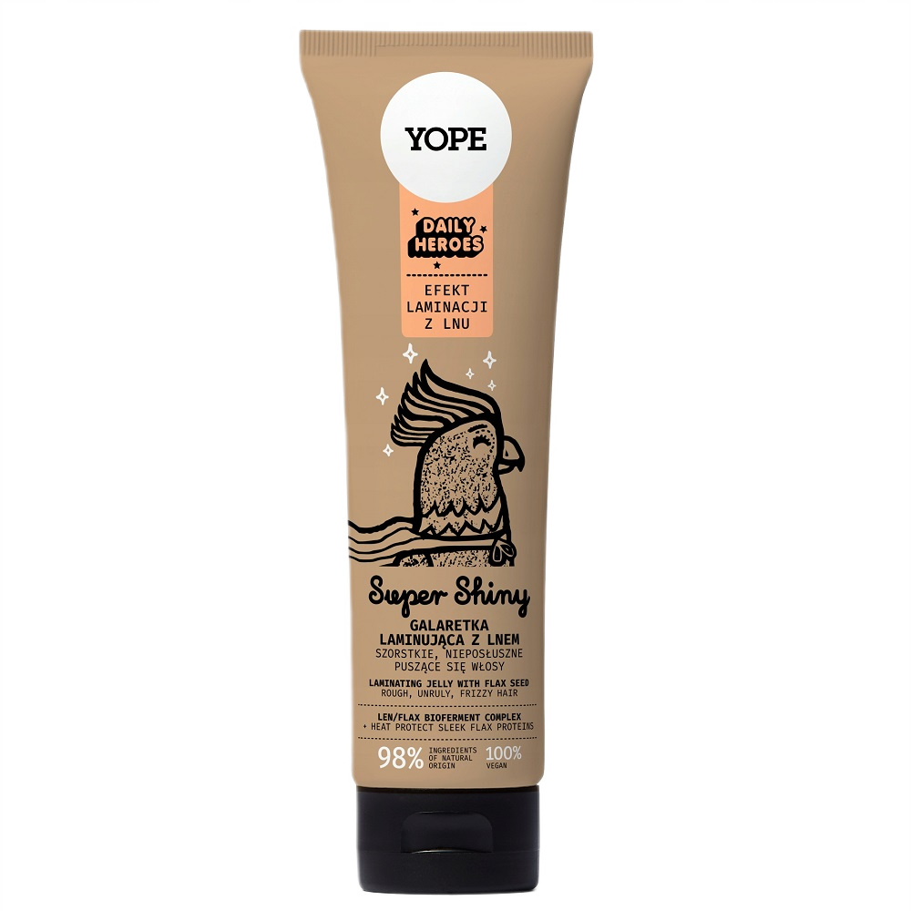 Yope Yope Daily Heros Super Shiny galaretka laminująca do włosów 140ml
