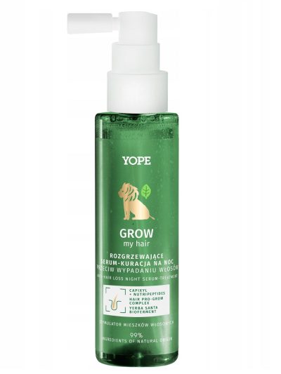 Yope Grow My Hair rozgrzewające serum-kuracja na noc 110ml