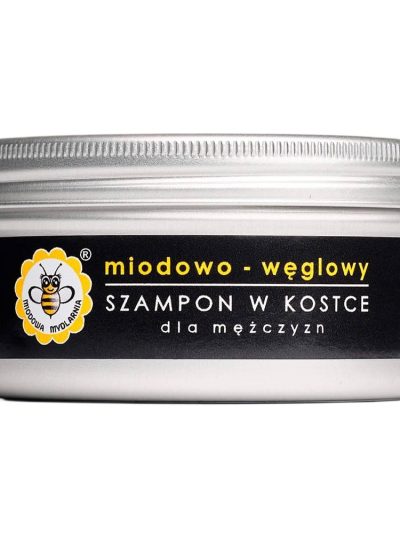 Miodowa Mydlarnia Szampon w kostce Miodowo-Węglowy 70g