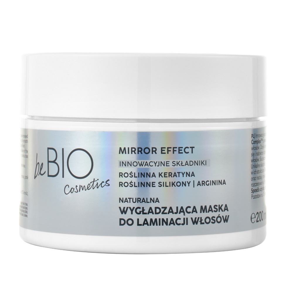 BeBio Ewa Chodakowska BeBio Ewa Chodakowska Baby Hair Complex Mirror Effect naturalna wygładzająca maska do laminacji włosów 200ml