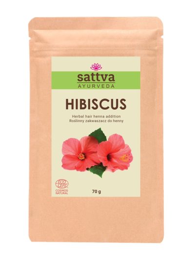 Sattva Zakwaszacz do henny i ziół barwiących Hibiscus 70g