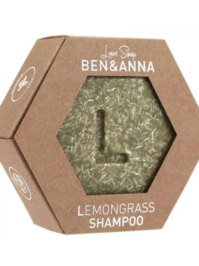 Ben&Anna Shampoo szampon do włosów w kostce Lemongrass 60g