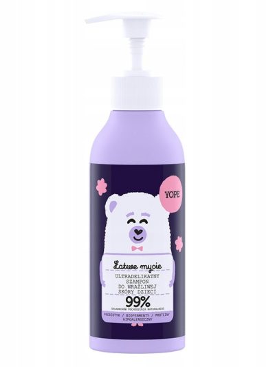 Yope Ultradelikatny szampon do mycia wrażliwej skóry dzieci 300ml