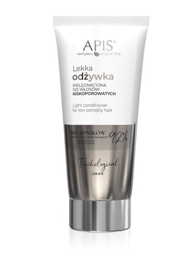 APIS Trichological Care lekka odżywka pielęgnacyjna do włosów niskoporowatych 200ml