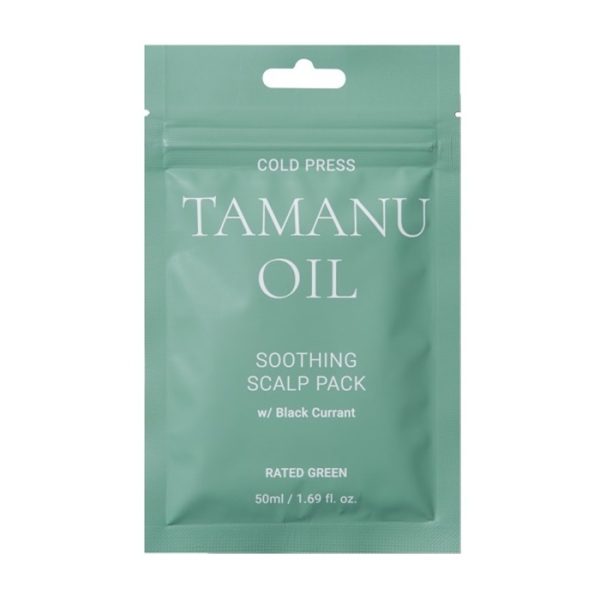 RATED GREEN Tamanu kuracja łagodząca skórę głowy z olejem tamanu i czarną porzeczką 50ml