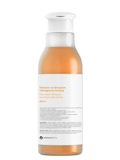 Botanicapharma Szampon ze skrzypem wzbogacony biotyną 250ml