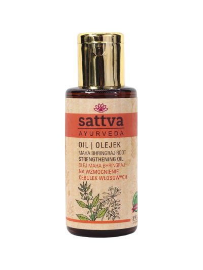 Sattva Ayurveda Maha Bhringraj Strengthening Oil olejek na wzmocnienie cebulek włosowych 100ml