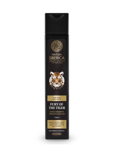 Natura Siberica Men Fury Of The Tiger energetyzujący szampon do ciała i włosów dla mężczyzn 250ml