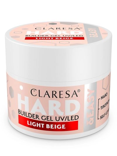 Claresa Hard&Easy Builder Gel żel budujący Light Beige 45g