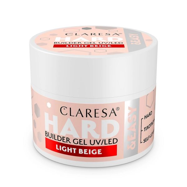 Claresa Hard&Easy Builder Gel żel budujący Light Beige 45g