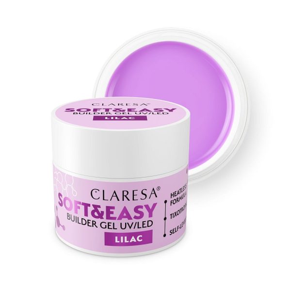 Claresa Soft&Easy Builder Gel żel budujący Lilac 12g