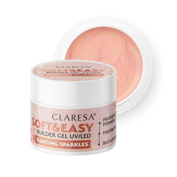 Claresa Soft&Easy Builder Gel żel budujący Dancing Sparkles 12g