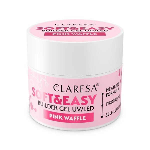 Claresa Soft&Easy Builder Gel żel budujący Pink Waffle 12g