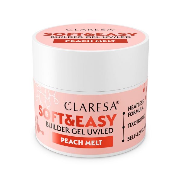 Claresa Soft&Easy Builder Gel żel budujący Peach Melt 12g
