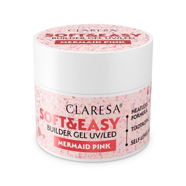 Claresa Soft&Easy Builder Gel żel budujący Mermaid Pink 12g