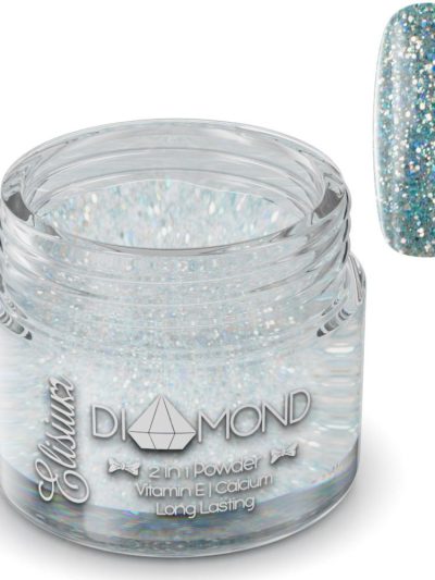 Elisium Diamond 2in1 Powder proszek do manicure tytanowego D08 Frothing Blue 23g
