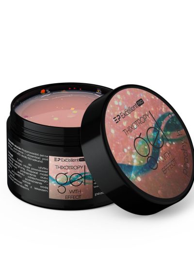Excellent PRO Thixotropy Gel With Effect żel budujący Peachy Hexa 15g